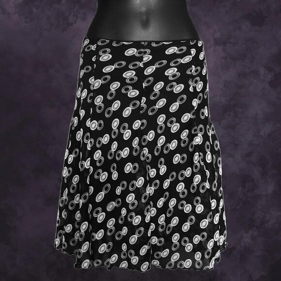 Vintage Vamp Polka-Dot Midi Skirt - Picture 1 of 5